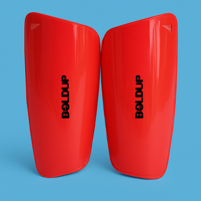 BOLDUP Treandy Football Shinguard For boys and girls Red L, R Football Shin Guard(Red)