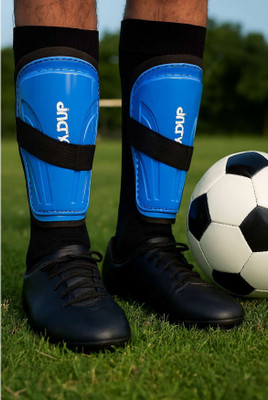 teestribe football shin guard with ankle protection – training & match use Blue froog Football Shin Guard(Blue)