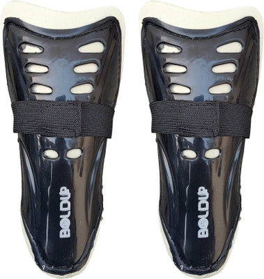 BOLDUP Shinguard for Footbal Shinguard for Boys Kids| SMALL ONE PAIR Football Shin Guard(Black)
