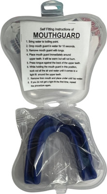 RXS Mouthguard Hard Silicone ( Dark Blue ) Teeth Guard, Gumshield For Martial Arts Mouth Guard(Blue)