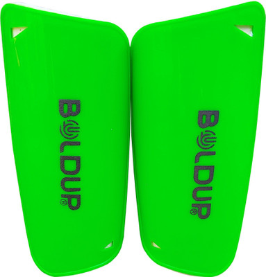 BOLDUP Shinguard for Football Youth and Kids, Shin Pads Without Strap Football Shin Guard(Green)