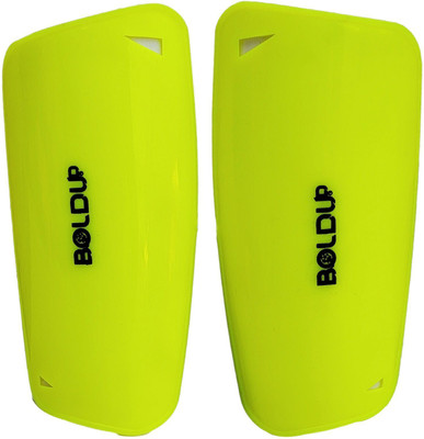 BOLDUP Shinguards for classic football, safety guards, and hard protective shells Football Shin Guard(Yellow)