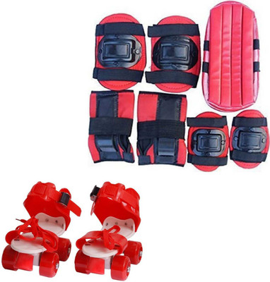 Rakso KIDS Skating & Cycling Protective Tanning Set with Shoe Skate combo Skating Guard Combo