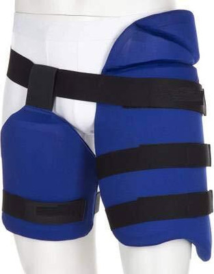 Kkrish Cricket Thigh Pad Combo for size: BOY, Blue, BOY Cricket Guard Combo(Blue)