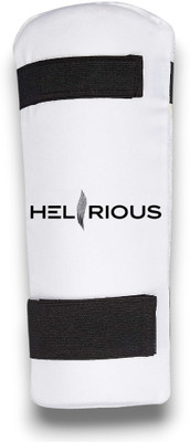 HELIRIOUS Right-Left Hand Batsmen | EVA Protection with Towel Backing Cricket Elbow Guard(White)