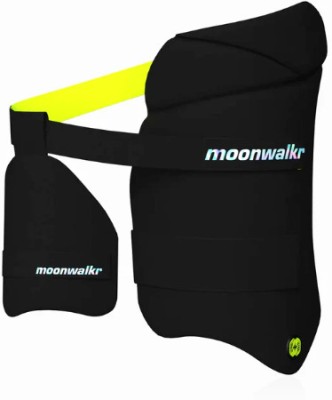 Moonwalkr 2.0 Cricket Batting Combo Thigh Guard Cricket Inner Thigh Guard(Black)