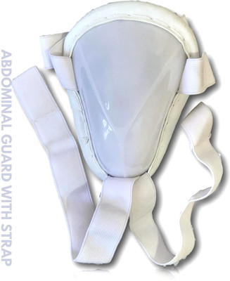 jawak Abdominal Guard with Strap Abdominal Guard(White)