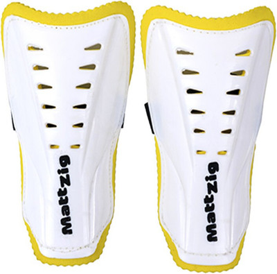 MATTZIG Congo Club (One Pair) Football Shin Guard(White)