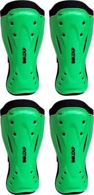 BOLDUP Plastic Shinguard for Football Games Matches, Training (Combo 02 Butterfly Big) Football Shin Guard(Green)
