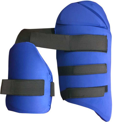 D S SPORTS Pro Shield 100 Youth Lightweight, High Protection & Comfortable Batting Gear Cricket Inner Thigh Guard(Blue)