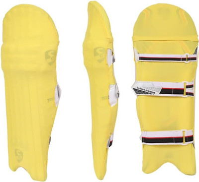 Raizex Cricket Batting Pads Covers, Leg Guard Clads, and Leg Pad Skin Cover Cricket Guard Combo(Yellow)