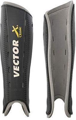 VECTOR X Classic Hockey Shinguard Small Size For Men and Women (Pack Of 1 Pair) Hockey Shin Guard(Black)