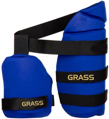 Breve Cricket Combo Thigh Pad (Right Hand Men's) Cricket Thigh Guard(Blue)