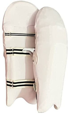 Raizex Batting Pads Cover, Leg Guards Covers Men Size Cricket Guard Combo(White)