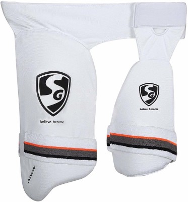 SG Ultimate (Combo) Left Hand Cricket Thigh Guard(White)