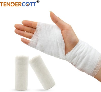 Tendercott ROLLER BANDAGE 15cm X 4 mtr NON-STERILE, GAUZE ROLL, DRESSING ROLL Non-Sterile Gauge Roll(15 cm 400 cm 25 Rolls)