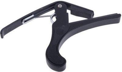 Divinext Quick Change Capo Tirgger Clamp Key Black Spring Guitar Capo(Black)