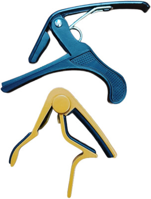 Flare B4 Black & B5 Golden capo for Guitar and Ukulele Spring Guitar Capo(Black)