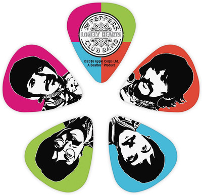 D'ADDARIO 1CWH2-10B6 The Beatles Sgt. Pepper's Lonely Hearts Club Band 50th Anniversary Guitar Pick(Pack of 10)