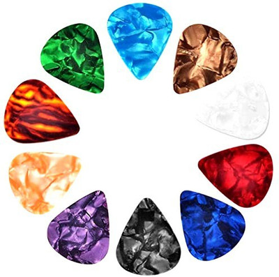 SG MUSICAL (Pack of 10) Stylish Colorful Celluloid 0.71mm Guitar Pick(Pack of 10)