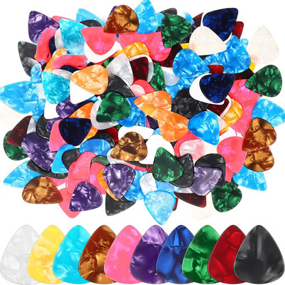 HS Internet Colorful Acoustic Guitar Pick(Pack of 10)