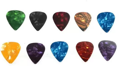 HS Internet Colorful Guitar Pick(Pack of 10)
