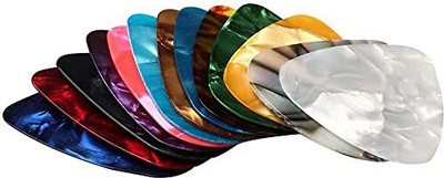 Famous 0.46 mm Guitar Picks Unique Multi-coloured Celluloid Guitar Pick(Pack of 13)