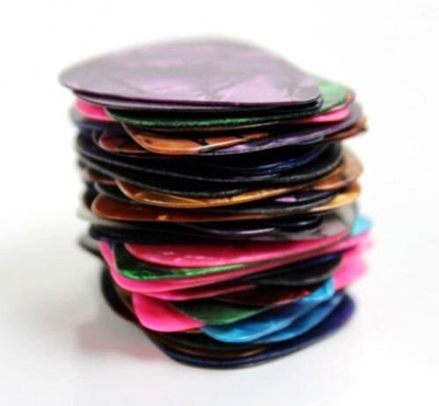 SG MUSICAL (Pack of 12) Stylish Colorful Celluloid 0..46mm Guitar Pick(Pack of 12)
