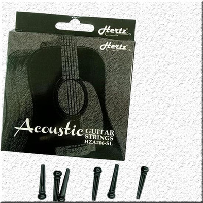 Hertz Acoustic ADVANCE WITH BRIDGE PIN 06 HZR MDA11 Guitar String(6 Strings)