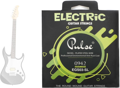 music galaxy Electric PULSE ELECTRIC STRING SET EGS03 SL MGA11 Guitar String(6 Strings)