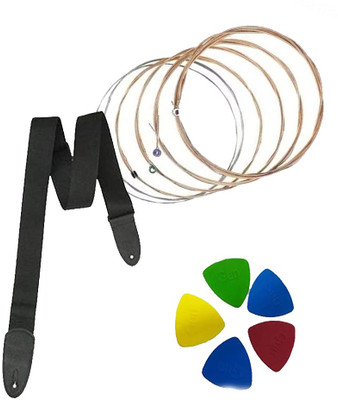 MUSIKING KARUNA STRING BLACK BELT 5 PICKS MGJA374 Guitar Pick(Pack of 5)