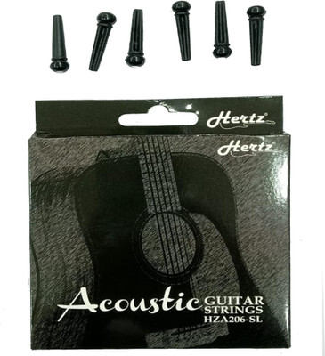Hertz Acoustic ADVANCE WITH BRIDGE PIN 06 HZR MDB3 Guitar String(6 Strings)