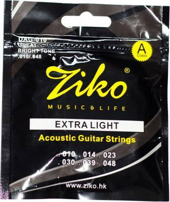 KANHA HUB Acoustic Ebullient Art Acoustic Ziko Strings Guitar String (6 Strings) Guitar String(6 Strings)