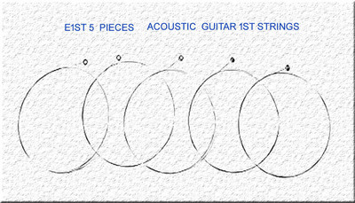 MUSIKING Acoustic 1ST E STRING FOR ACOUSTIC GUITAR MODL16 Guitar String(5 Strings)