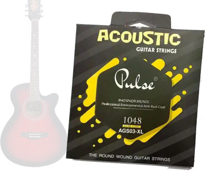 beatbox Acoustic PULSEE ACOUSTIC STRING AGS03XL AB50 Guitar String(6 Strings)