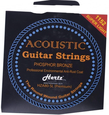 Hertz Acoustic GUITAR STRING OF 6 Guitar String(6 Strings)
