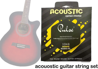 beatbox Acoustic PULSEE ACOUSTIC STRING AGS03XL AB27 Guitar String(6 Strings)