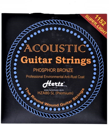 Hertz Acoustic HZR 80 Guitar String(6 Strings)