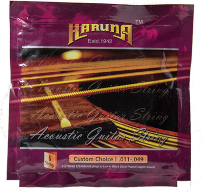 KARUNA Acoustic kr 011 Guitar String(6 Strings)