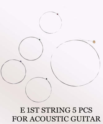 Jiya Acoustic e1st 5 pcs a33 Guitar String(5 Strings)
