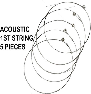 music galaxy Acoustic 1ST E STRING FOR ACOUSTIC GUITAR MODL54 Guitar String(5 Strings)