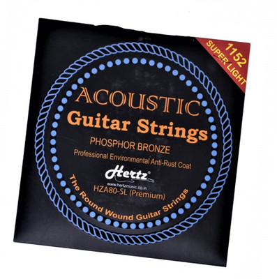 Hertz Acoustic PREMIUM STRING IS MODEL Guitar String(6 Strings)