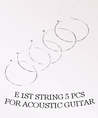 jijya Acoustic e1st 5 pcs a2 Guitar String(5 Strings)