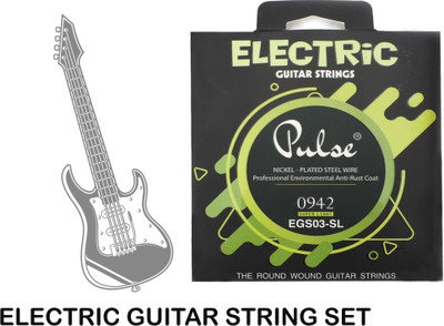 beatbox Electric PULSE ELECTRIC STRING SET EGS03 SL MGA12 Guitar String(6 Strings)