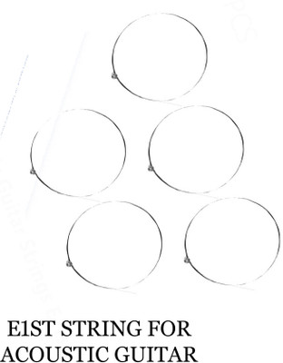 jijya Acoustic e1st 5 pcs a64 Guitar String(5 Strings)