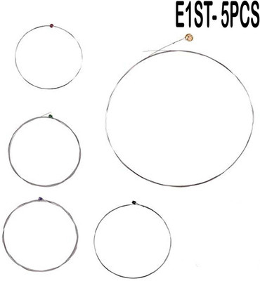 beatbox Acoustic 1ST E STRING FOR ACOUSTIC GUITAR MODL57 Guitar String(5 Strings)