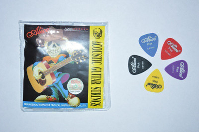 NASIR ALI Acoustic Alice combo Guitar String(6 Strings)