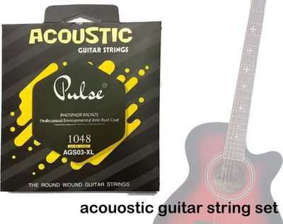 MUSIKING Acoustic PULSEE ACOUSTIC STRING AGS03XL AB8 Guitar String(6 Strings)