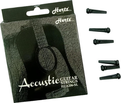 Hertz Acoustic ADVANCE WITH BRIDGE PIN 06 HZR MDB11 Guitar String(6 Strings)