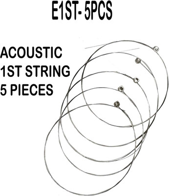 beatbox Acoustic 1ST E STRING FOR ACOUSTIC GUITAR MODL19 Guitar String(5 Strings)